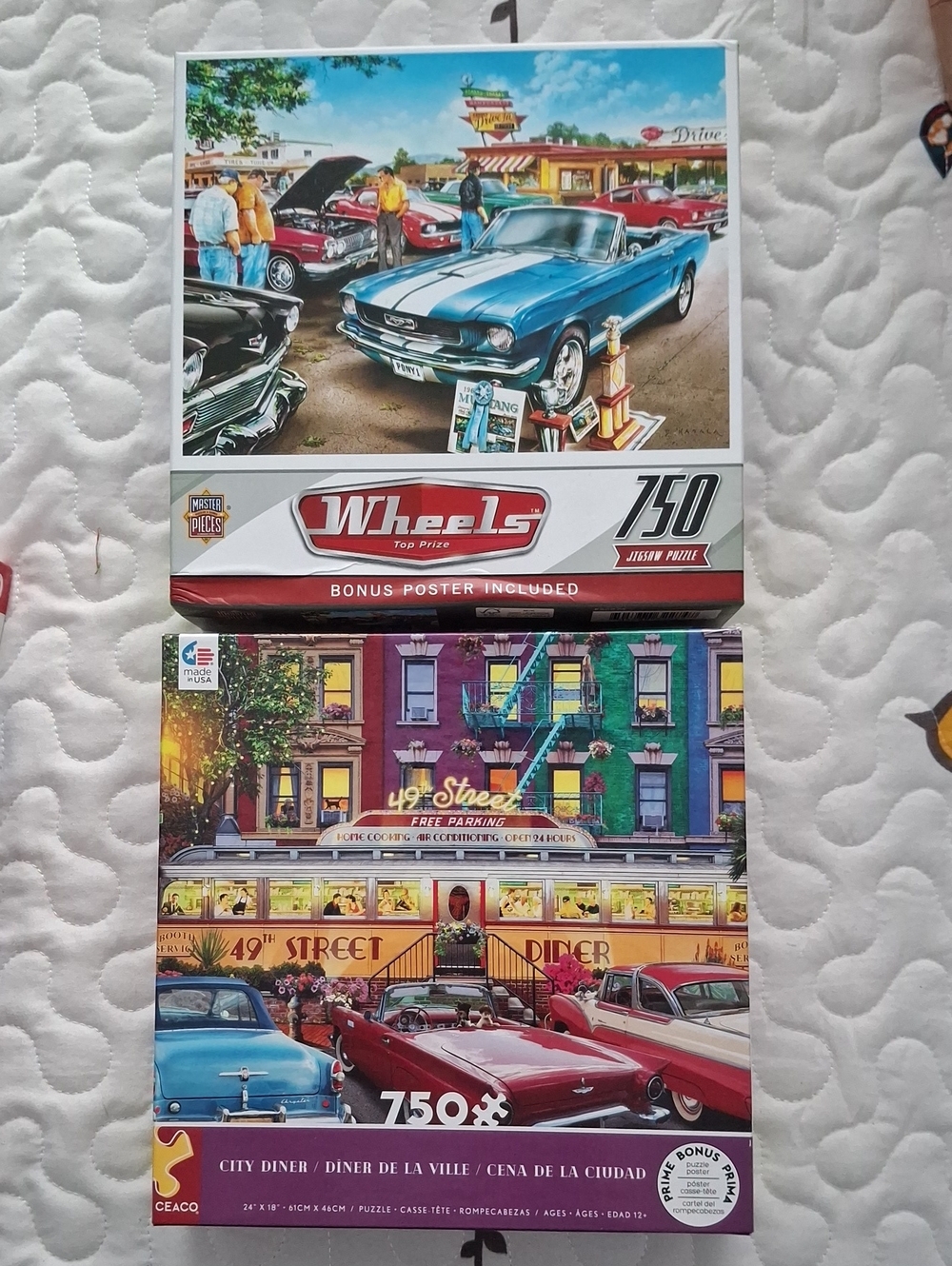 City Diner Pair Of 750 Piece Puzzles